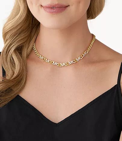 michael kors choker necklace|michael kors necklace sale.